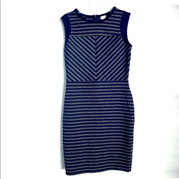 Merona Fitted Striped Dress - Picture 1 of 7